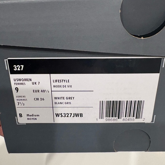 NEW BALANCE 327 IN SEA SALT W/ CASTLEROCK - Picture 11 of 13